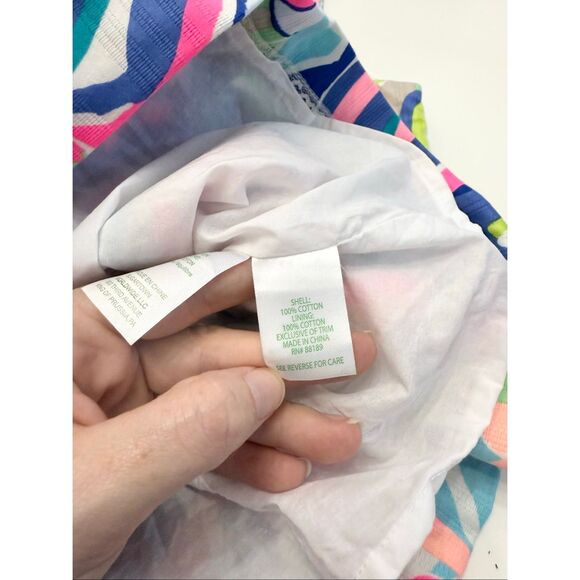 Lilly Pulitzer Womens Multicolor Exotic Garden Cathy Shift Dress Size 14 - Picture 5 of 6